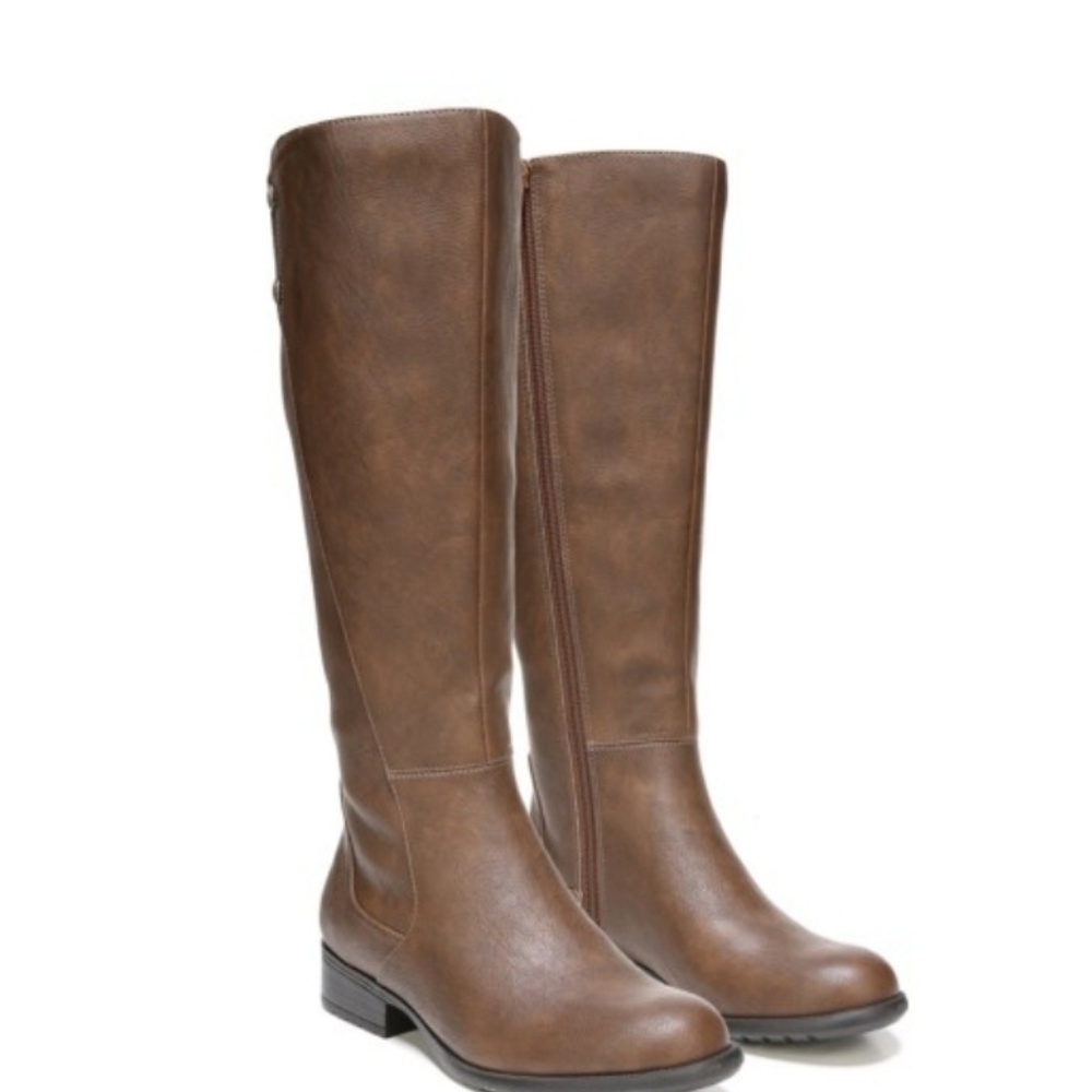NWOT Lifestride Brown Medium/Wide Riding Boot 